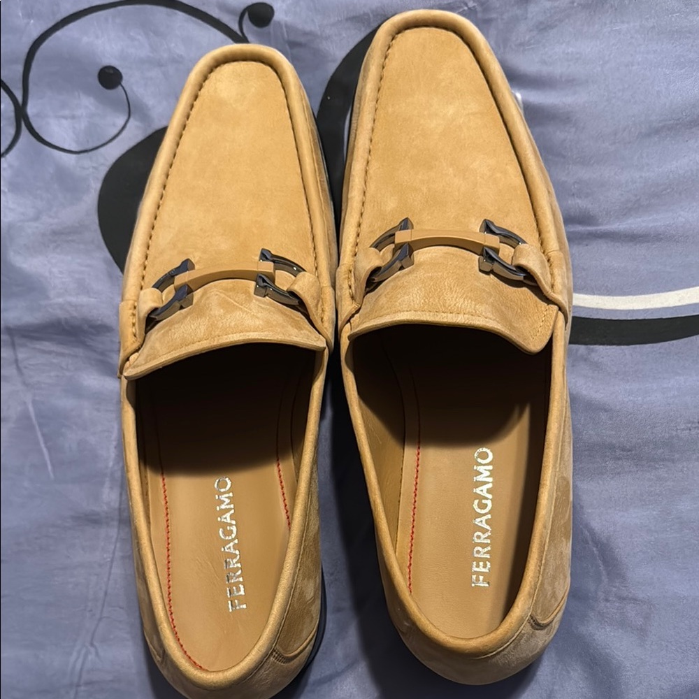 Salvatore Ferragamo Tan Loafers for Men